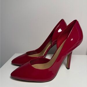 BCBG Paris 4” Heels Red Patent Leather - Size 9 - New and Gorgeous!